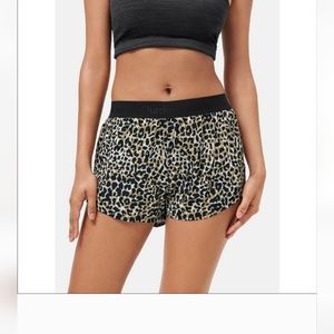 Outdoor voices leopard shorts